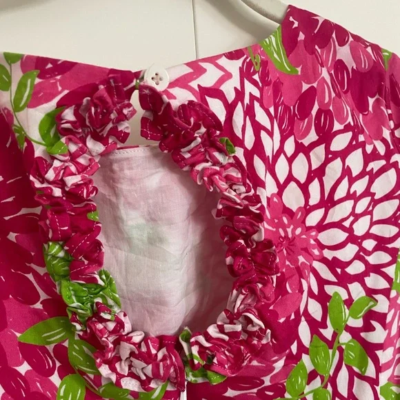 Lilly Pulitzer Jubilee Shift Dress Zinnia Print Size 2 - Picture 4 of 4
